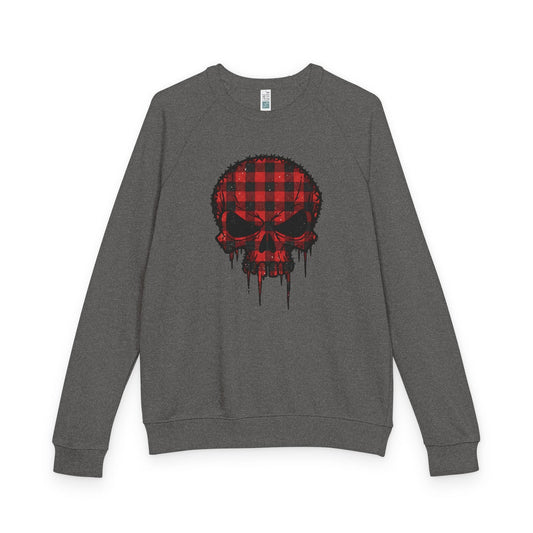 Skull Patch Terry Raglan Crewneck